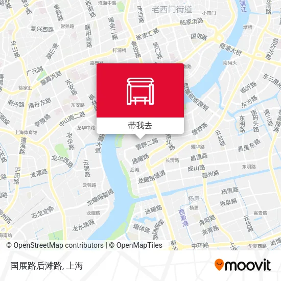 国展路后滩路地图