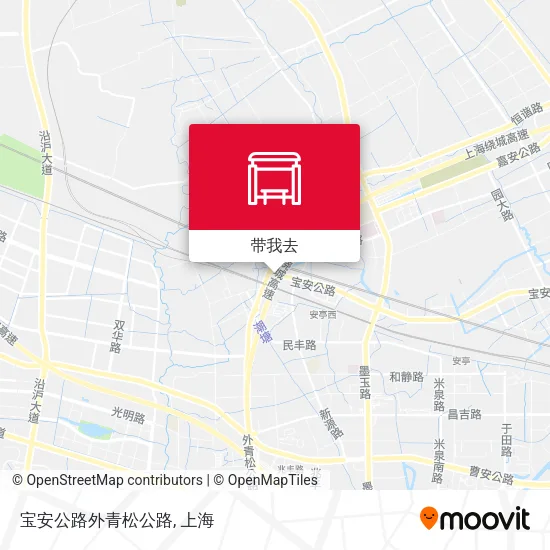 宝安公路外青松公路地图
