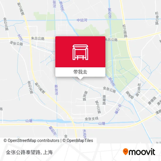 金张公路泰望路地图