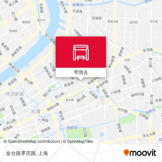 金台路枣庄路地图