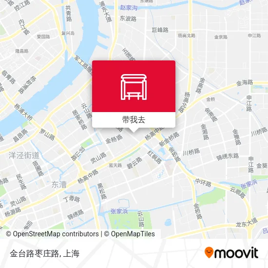 金台路枣庄路地图