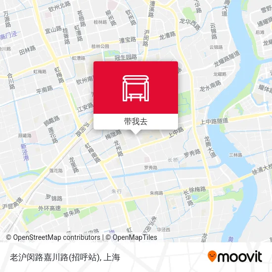 老沪闵路嘉川路(招呼站)地图