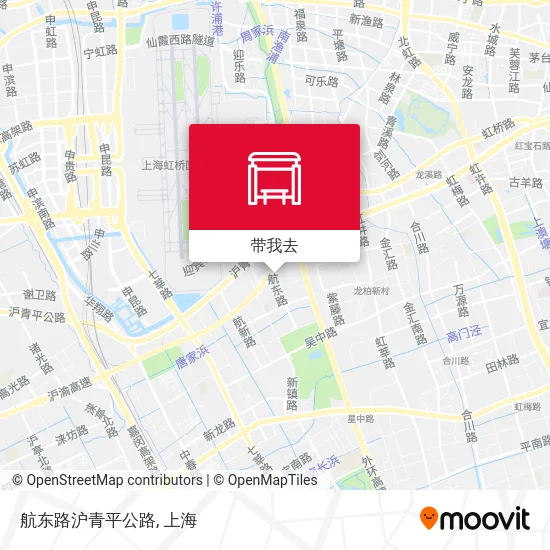 航东路沪青平公路地图