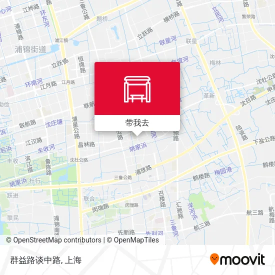 群益路谈中路地图