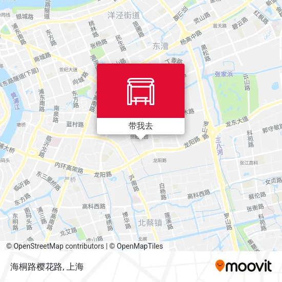 海桐路樱花路地图