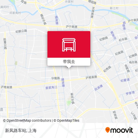 新凤路车站地图