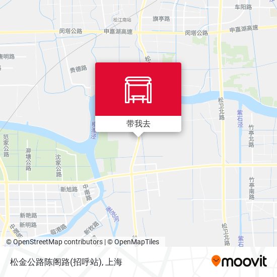松金公路陈阁路(招呼站)地图