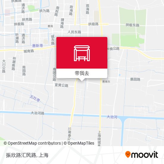 振欣路汇民路地图