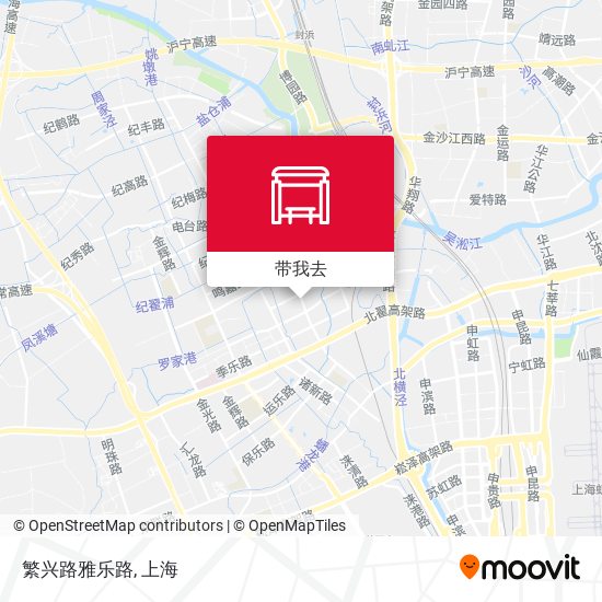 繁兴路雅乐路地图