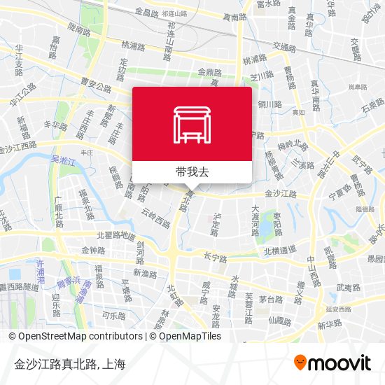 金沙江路真北路地图