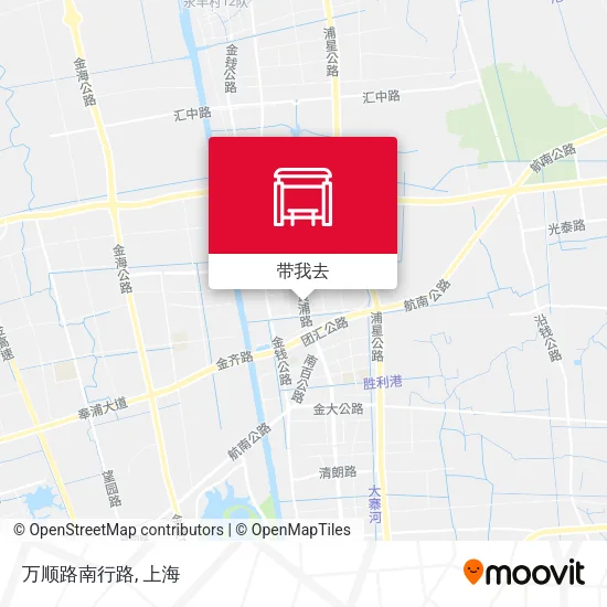 万顺路南行路地图