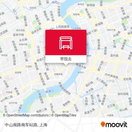 中山南路南车站路地图