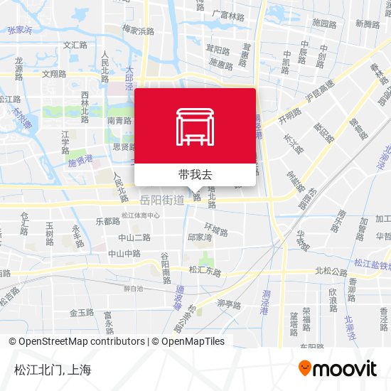 松江北门地图