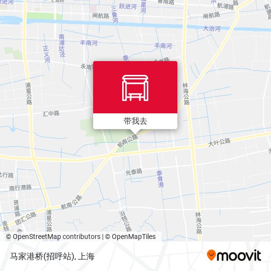 马家港桥(招呼站)地图