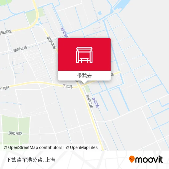 下盐路军港公路地图