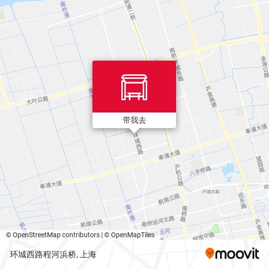 环城西路程河浜桥地图