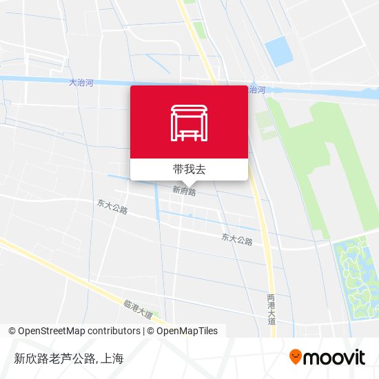 新欣路老芦公路地图