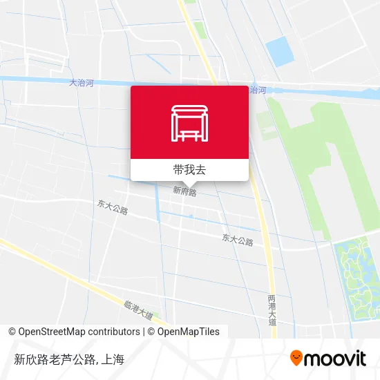新欣路老芦公路地图