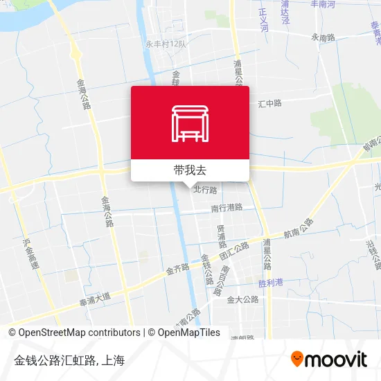 金钱公路汇虹路地图
