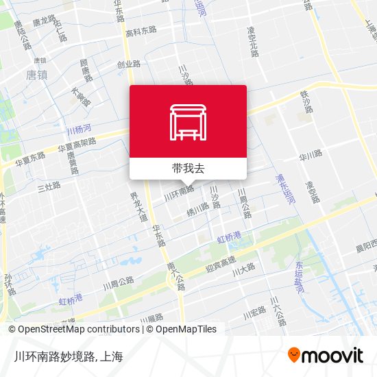 川环南路妙境路地图