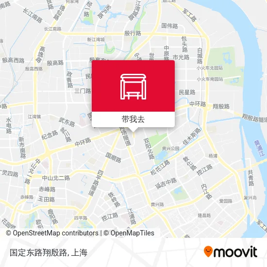 国定东路翔殷路地图