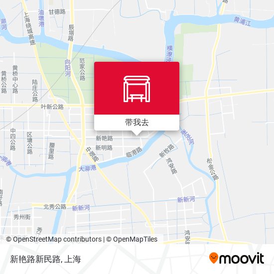新艳路新民路地图