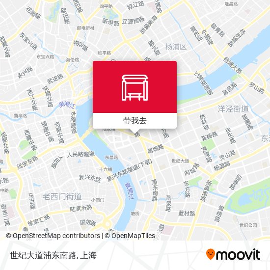 世纪大道浦东南路地图