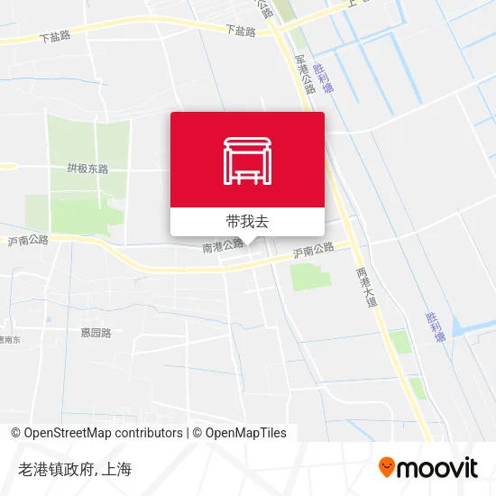老港镇政府地图