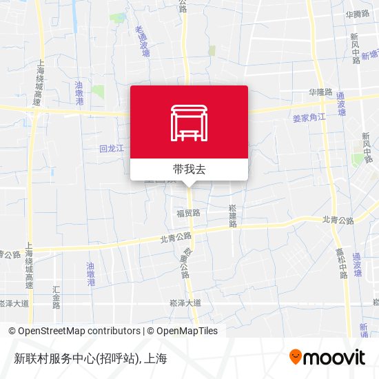 新联村服务中心(招呼站)地图
