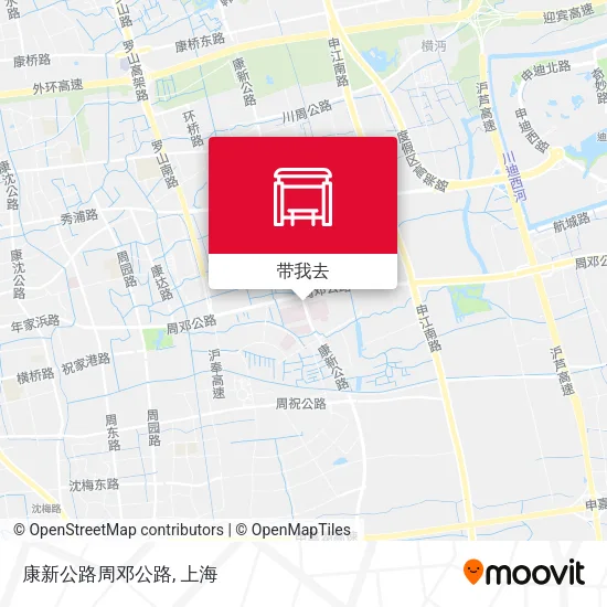 康新公路周邓公路地图