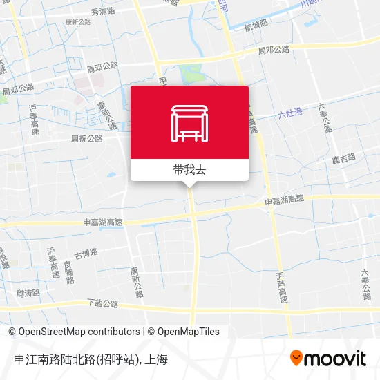申江南路陆北路(招呼站)地图