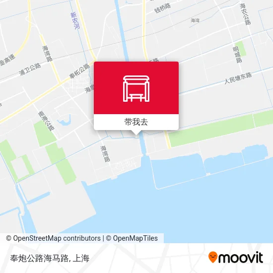 奉炮公路海马路地图