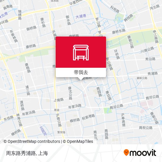周东路秀浦路地图