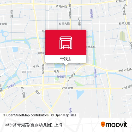 华乐路青湖路(夏雨幼儿园)地图