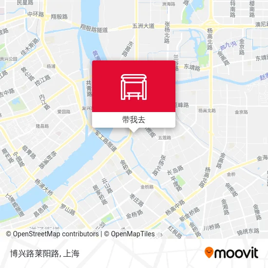 博兴路莱阳路地图