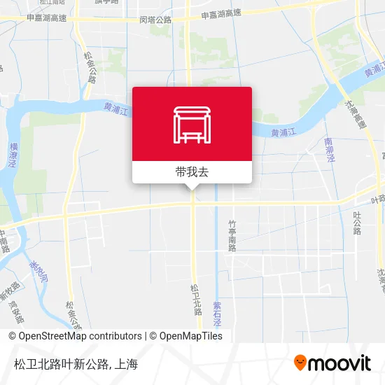 松卫北路叶新公路地图
