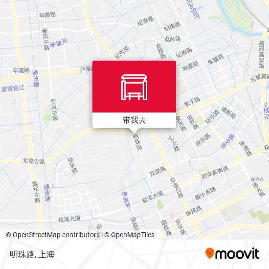 明珠路地图