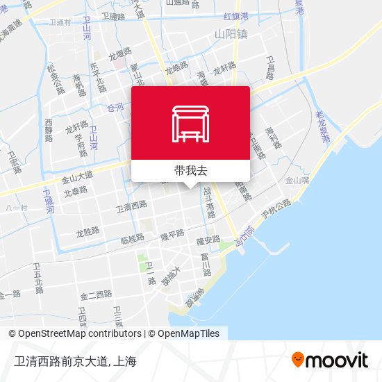 卫清西路前京大道地图