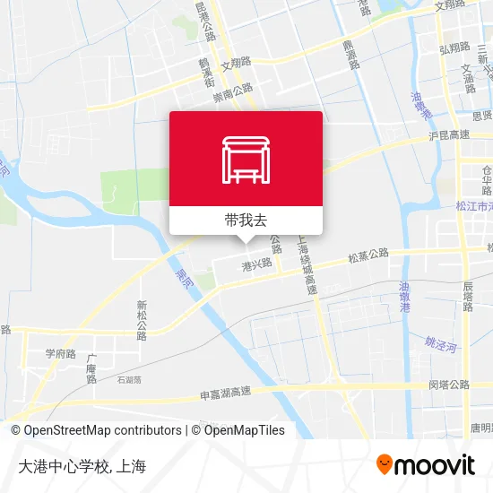 大港中心学校地图