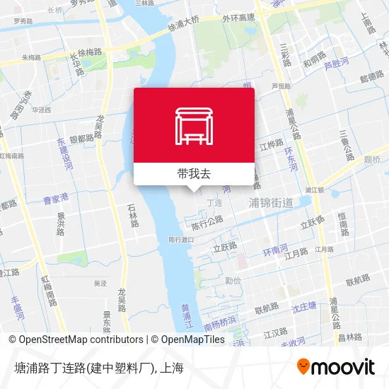 塘浦路丁连路(建中塑料厂)地图