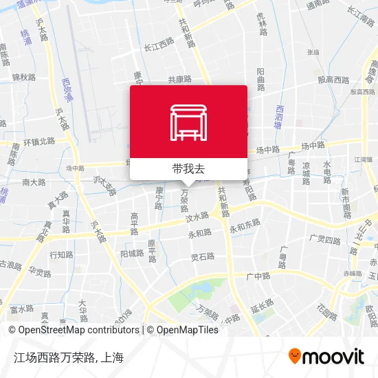 江场西路万荣路地图