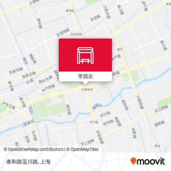 泰和路蕰川路地图