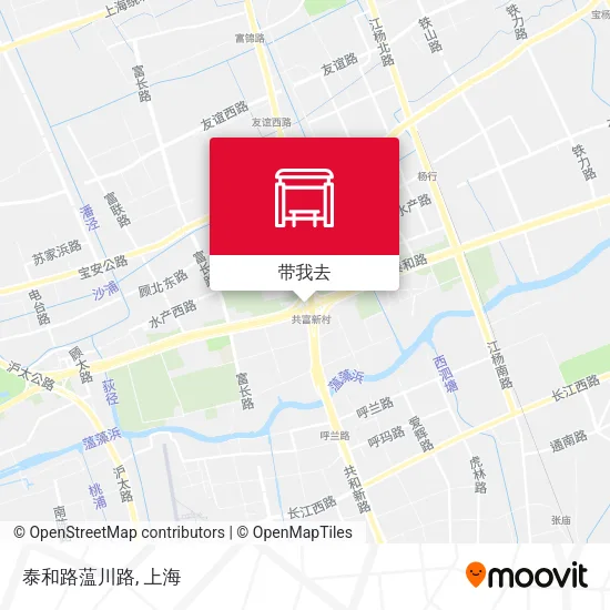 泰和路蕰川路地图