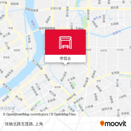 张杨北路五莲路地图
