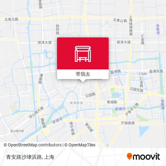 青安路沙埭浜路地图