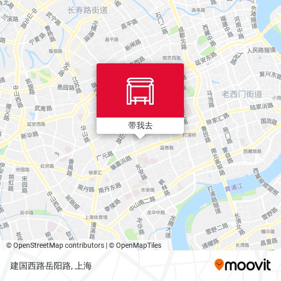 建国西路岳阳路地图