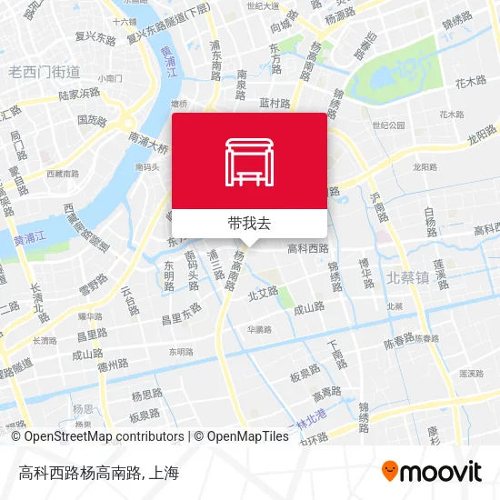 高科西路杨高南路地图