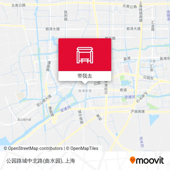 公园路城中北路(曲水园)地图