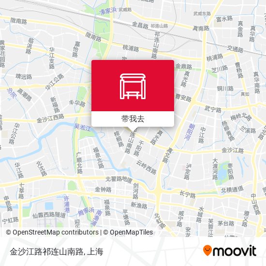 金沙江路祁连山南路地图
