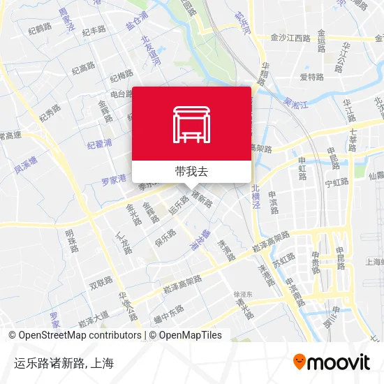 运乐路诸新路地图